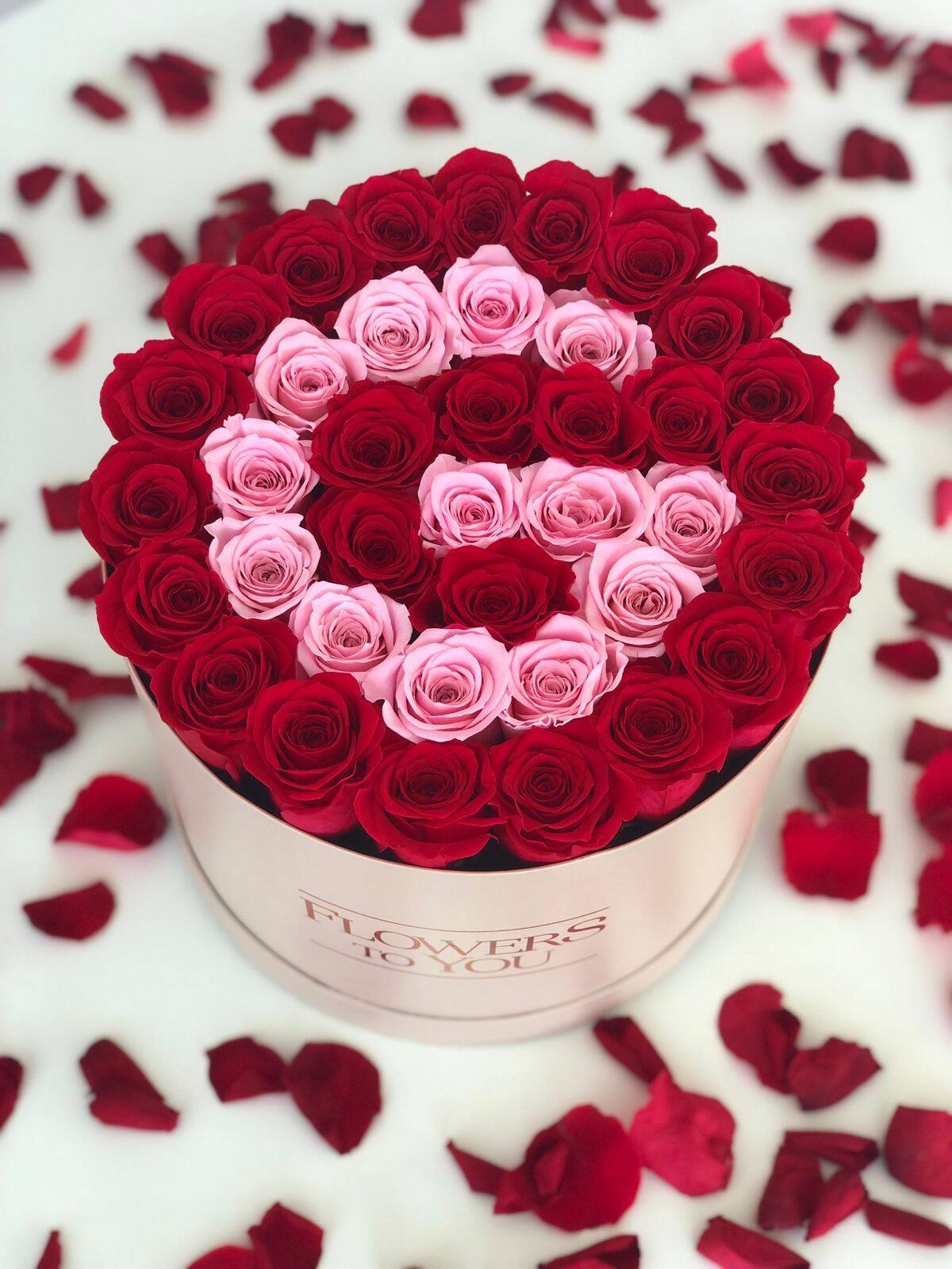 Flower Box XL Personalizado - Letra